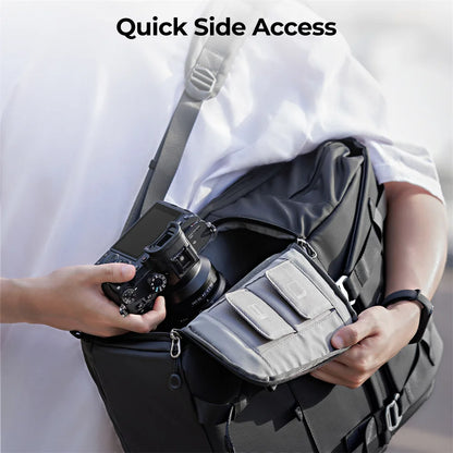 K&F CONCEPT Photography Professional Camera Backpack Outdoor Travel Bag Can Carry tripod  Ergonomic Design For Sony Canon Nikon