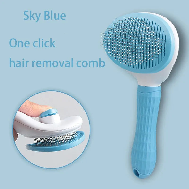 Pet Dog Hair Brush Cat Comb Pet Hair Remover Brush for Dogs Cats Puppy Kitten Grooming Tools Dogs Accessories Pet Supplies