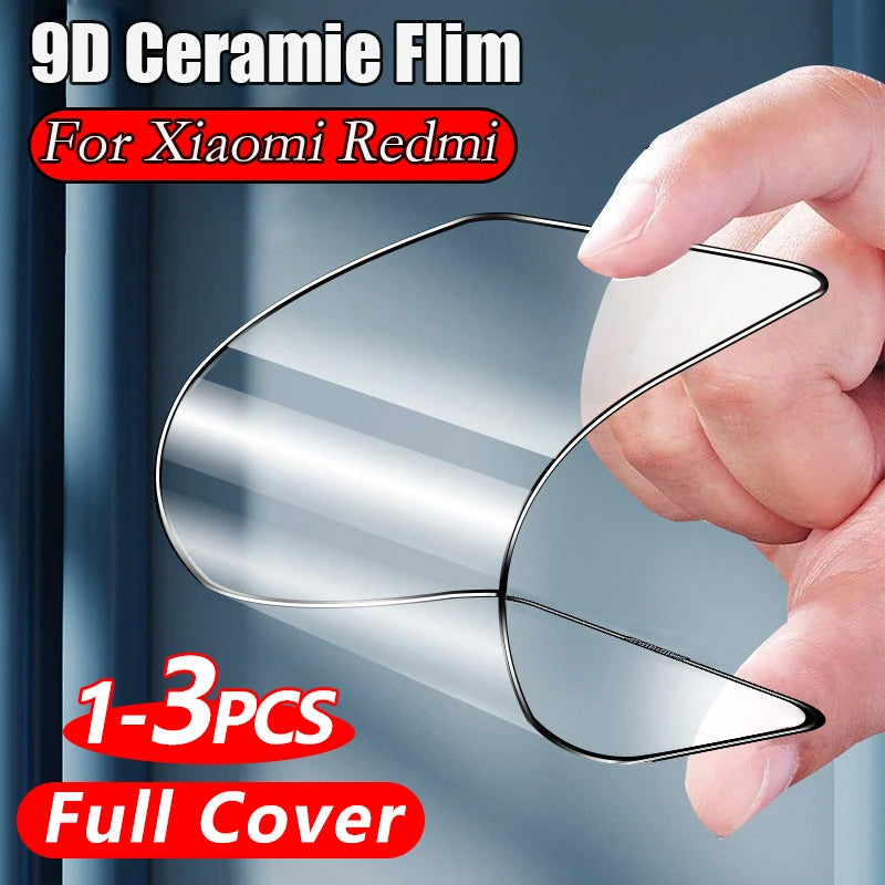 Screen Protector Ceramics Film For Xiaomi Redmi Note 13 12 Pro 11 10 9 8 11S 5G 4G Turbo Full Cover Films Accessories Not Glass