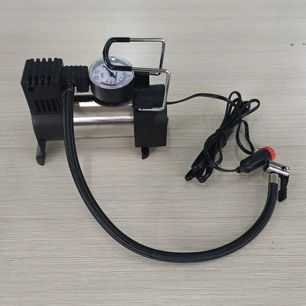 12V150psi Heavy Duty Deluxe Portable Metal Air Compressor Car Tyre Inflator Mini Compressor with Digital Display Inflatable Pump